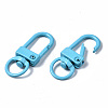 Spray Painted Eco-Friendly Alloy Swivel Snap Hooks Clasps PALLOY-YW0001-26-NR-5