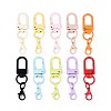Spray Painted Alloy Swivel Clasps PALLOY-T092-47-1
