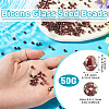 Picasso Baking Paint Glass Seed Beads SEED-TA0001-62K-4
