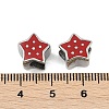 304 Stainless Steel European Beads STAS-H216-98P-3