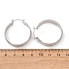 304 Stainless Steel Hoop Earrings for Women SA-CBA4160-24P-5