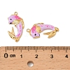 304 Stainless Steel Enamel Pendants STAS-T068-78A-02-3
