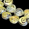 Electroplate Baking Paint Glass Beads Strands EGLA-K061-13A-AB03-4