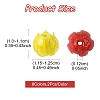 16Pcs 8 Colors Handmade Lampwork Beads LAMP-FS0001-25-4