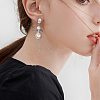 60Pcs 2 Colors 304 Stainless Steel Stud Earring Findings STAS-BBC0005-65-6