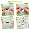 16Pcs 4 Colors Alloy Rhinestone Shoelace Buckle FIND-AR0006-25-3