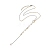 Shell Pearl Bead Pendant Necklaces NJEW-JN04939-4