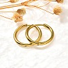 304 Stainless Steel Hoop Earrings for Women EJEW-M068-15H-G-2