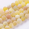 Natural Weathered Agate Beads Strands X-G-G589-8mm-02-4