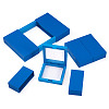 3 Bags 3 Styles Square Transparent PE Thin Film Suspension Jewelry Display Box CON-TA0001-38B-2