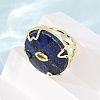 Natural Lapis Lazuli Cuff Rings GG-CBA5FCC-02G-10-3