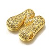 Brass with Cubic Zirconia Pendants KK-Q818-02W-G-2