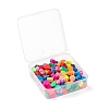 150Pcs 3 Style Handmade Polymer Clay Beads CLAY-LS0001-07-8