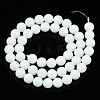Synthetic Luminous Stone Round Beads Strands X-G-T136-01A-08-3