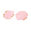 Opaque Frosted Resin Pendants RESI-WH0026-47B-02-1