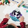 PET Hollow Out Drawing Painting Stencils DIY-WH0383-0092-6