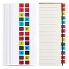 15Pcs Paper Letter Self-Adhesive Stickers DIY-SP0006-56B-1