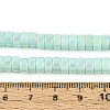 AB Color Plated Opaque Glass Beads Strands GLAA-T026-3x6mm-P04-4