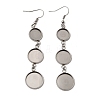 Non-Tarnish 304 Stainless Steel Earring Hooks STAS-L311-01P-1