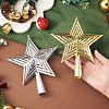 2Pcs 2 Colors Christmas Plastic Big Pendants KY-TA0001-68-6