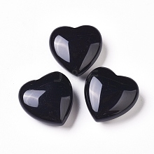 Natural Obsidian Heart Love Stone G-L533-05