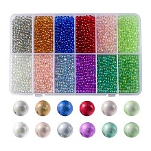 240G 12 Colors DIY 3D Nail Art Decoration Mini Glass Beads MRMJ-YW0001-058