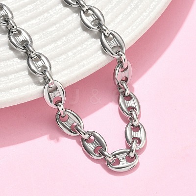 304 Stainless Steel Link Bracelets BJEW-B169-02P-1