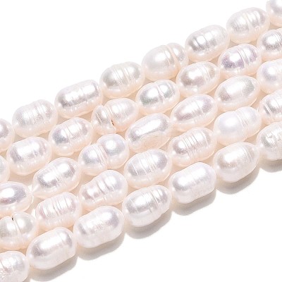 Natural Cultured Freshwater Pearl Beads Strands PEAR-T006-19C-1