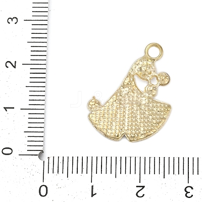 Alloy Enamel Pendants with Rhinestone FIND-Z070-07G-03-1