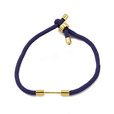 Braided Nylon Cord Bracelet Making MAK-A017-D03-07G-1