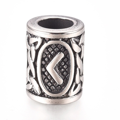 304 Stainless Steel European Beads OPDL-G010-06AS-02V-1