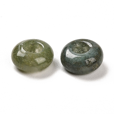Natural Indian Agate European Beads G-R488-02L-1