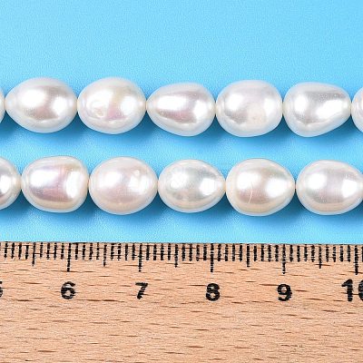 Natural Cultured Freshwater Pearl Beads Strands PEAR-N012-07U-1
