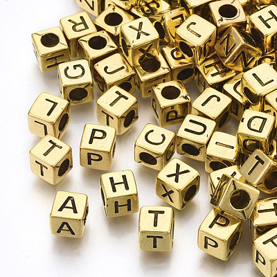 Antique Style Acrylic Beads PACR-Q118-01AG-1