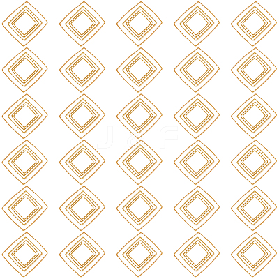 Brass Linking Rings KK-SC0001-22G-1