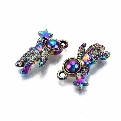 Rainbow Color Alloy Pendants PALLOY-S180-070-RS-1