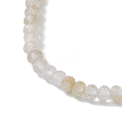 Natural Rutilated Quartz Beaded Bracelets BJEW-JB10215-03-1
