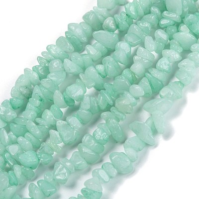 Dyed Natural White Jade Imitation Amazonite Beads Strands G-F703-08-1