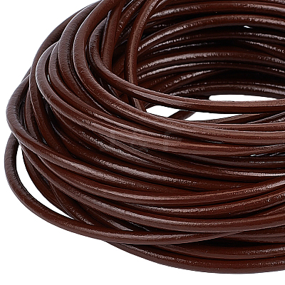 10M Round Cowhide Leather Cord WL-CL0001-32B-03-1