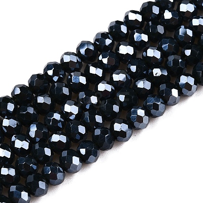 Electroplate Glass Beads Strands LS-EGLA-A034-P4mm-A29-1