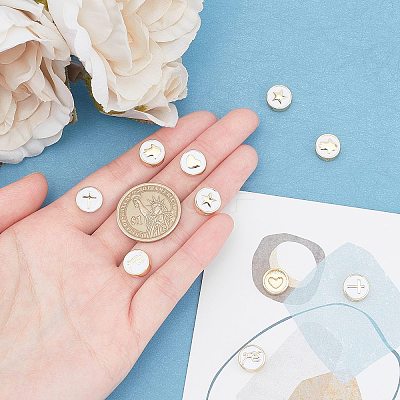 Brass Enamel Beads KK-AR0001-89G-1