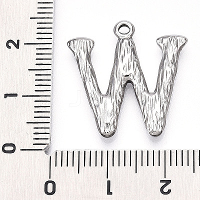 304 Stainless Steel Pendants STAS-N117-01P-W-1
