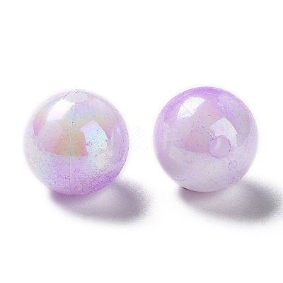 Two Tone Opaque Acrylic Beads LS-SACR-P024-01B-W05-1