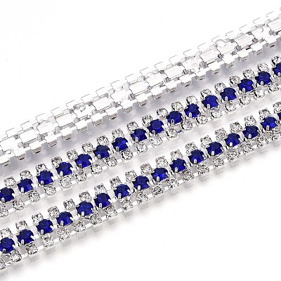 Iron Rhinestone Cup Chains CH-T006-04S-04-1
