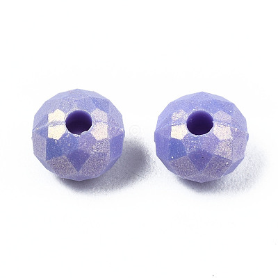 Spray Painted Acrylic Beads MACR-S280-03A-1