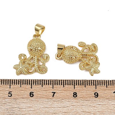 Brass Pendants KK-I358-057G-04-1