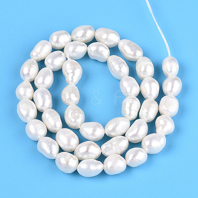 Natural Cultured Freshwater Pearl Beads Strands PEAR-N014-06I-1