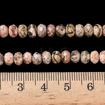 Natural Leopard Skin Jasper Beads Strands G-D344-A24-1