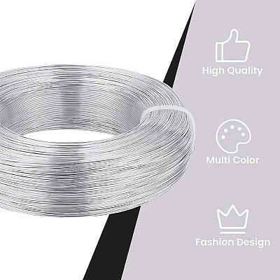 Round Aluminum Wire for Jewelry Making AW-BC0003-18P-1