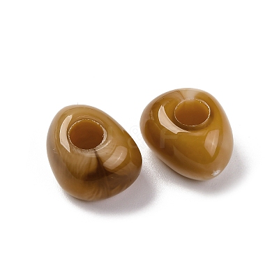 Two Tone Opaque Acrylic Beads MACR-Z002-02B-1